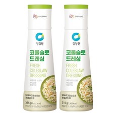 청정원 코울슬로 드레싱, 315g, 2개