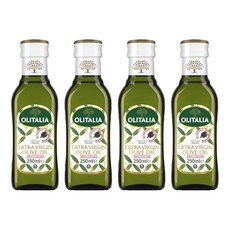 OLITALIA 奧利塔特級初榨橄欖油，第一道冷壓初榨，100%義大利橄欖，適合中低溫料理，250ml, 4瓶