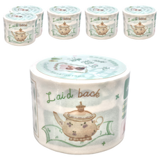 CARD LOVER 信的戀人 和紙膠帶 3m x 30mm, 清甜烏龍, 6個