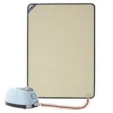 HanilMedical 프리미엄 워셔블 온수매트 파스텔 옐로우 더블, 더블(140 x 200 cm)