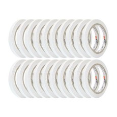 엠파이어 양면테이프 10mm x 10m, 화이트 반투명, 20개입