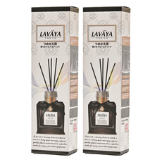 LAVAYA日系晶鑽香氛補充瓶, 白麝香, 80ml, 2瓶