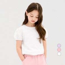 unifriend 女童泡泡袖棉質短袖T恤