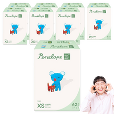 Penelope Thin Thin Thin加強版超薄黏貼型尿布, 第1階段, 496片