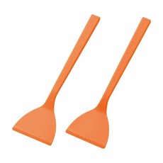 SHIMOMURA 下村 耐熱玉子燒鏟子, 橘色, 2支