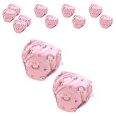 STARDOOR 幼兒可愛圖案如廁訓練褲 2件組, 彩虹, 6個