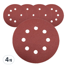 TOOLCON 圓形砂紙 #100 5入, 4個