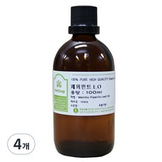 HerbSoap 精油, Peppermint Leaf, 4個, 100ml