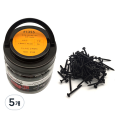 Inno工具 石膏板用單牙螺絲 黑色 3.5 x 50mm 1355, 5個