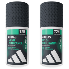 adidas 愛迪達 男用制汗滾珠 清爽長效 50ml, 2瓶