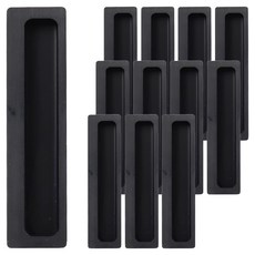 올고르 매립 손잡이 블랙 120, 12개