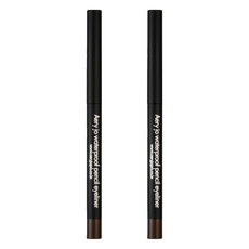 AERY JO 防水眼線筆, Brown Smokey, 2支