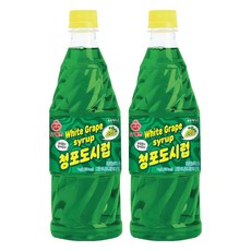 오뚜기 오쉐프 청포도시럽, 2개, 1kg