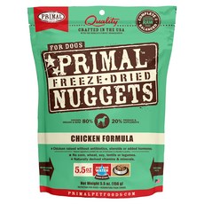 Primal Pet Foods 原獵生食 成犬用凍乾主食磚, 雞肉, 155g, 1包