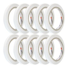 엠파이어 양면테이프 10mm x 20m, 화이트반투명, 10개