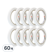 엠파이어 양면테이프 10mm x 20m, 화이트 반투명, 60개