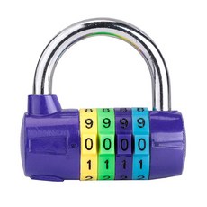 4位數密碼掛鎖 海軍藍, 1個