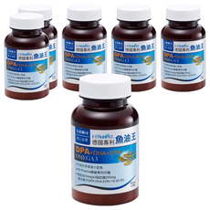 久保雅司 德國專利魚油王軟膠囊粒, 500mg, 45顆, 6瓶