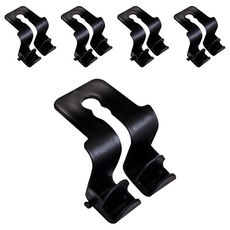 小麥購物 多功能汽車掛勾 Y813 43g, 5個, 黑色