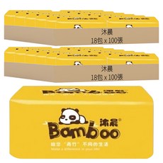 沐晨 木漿衛生紙, 100張, 36包