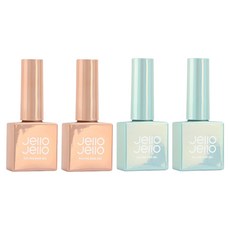 Jello Jello Killing 指甲油 2件組 透明 10ml, 底膠 + 封層膠, 2套