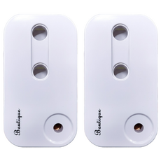 北歐風免打孔吹風機收納掛架, 2個