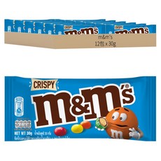m&m's 脆心牛奶巧克力, 30g, 12包