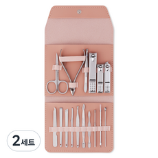 Metulli 安心護理指甲與腳趾甲多合一指甲剪16件組, 2套, 單一顏色