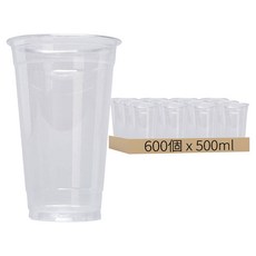 一次性冰杯 148 x 98 x 60mm, 500ml, 600個, 1組