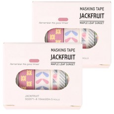 Daily Nest 感性紙膠帶 5款組 10mm x 2m, 2套, 款式 20