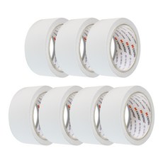 EMPIRE 雙面膠帶 48mm x 20m, 白色半透明, 7入