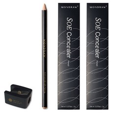 몬드로우 소이 펜슬 컨실러 2g + 샤프너 세트, MC501(컨실러), 블랙(샤프너), 2개