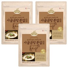 쉐프원 사골곰탕 분말, 500g, 3개