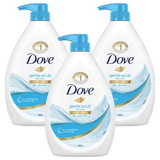 도브 젠틀 스크럽 바디워시, 1kg, 3개