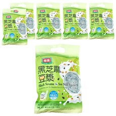 薌匯 黑芝麻豆漿, 冷熱皆宜, 非基改黃豆, 台灣製造, 25g, 10包, 6袋