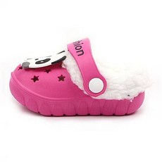 루루슈 아동용 빼꼼판다 털 방한화 BW166