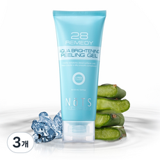 낫츠 28 레미디 아쿠아 브라이트닝 필링젤, 100ml, 3개