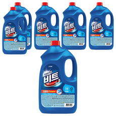 비트 딥클린 파워 일반 드럼겸용 세탁세제 리필, 6개, 4L