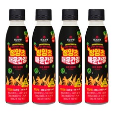몽고간장 청양초 매운간장 아주매운맛, 330g, 4개