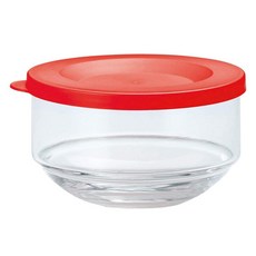 TOYO-SASAKI GLASS 東洋佐佐木 玻璃儲藏容器 耐熱玻璃 日本製造 約10.1 x 6.1cm, 360ml, 1個