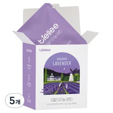 티엘리 유기농 라벤더 차 티백, 1.2g, 5개, 10개입
