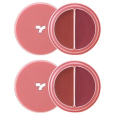 TONYMOLY 雙色唇蜜腮紅兩用膏 4.8g, 2入, 08 Another Rose