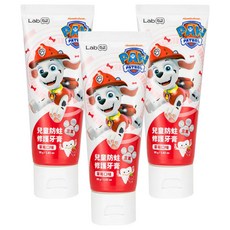 Lab52 齒妍堂 兒童防蛀修護牙膏 含氟量約1200ppm 草莓口味, 80g, 3條