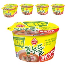 OTTOGI 不倒翁 冬粉大杯麵 辣味 61g, 6入