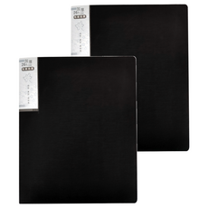 特 抗漲26孔公文夾 B5, 2本, 布萊克黑