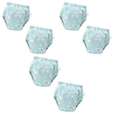 STARDOOR 幼兒可愛圖案如廁訓練褲 2件組, 綠色熊, 3個