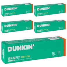 던킨도너츠 센트럴 파크 블렌드 캡슐커피, 5g, 20개입, 5개