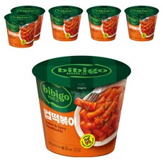 CJ bibigo 杯裝即食辣炒年糕, 6入, 110g