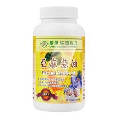 長庚生物科技 長庚亞麻蒜油, 90顆, 1盒