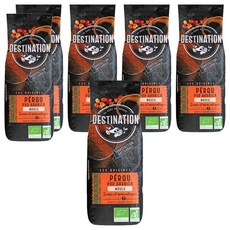 데스티네이션 유기농 페루 아라비카 분쇄커피, 250g, 6개